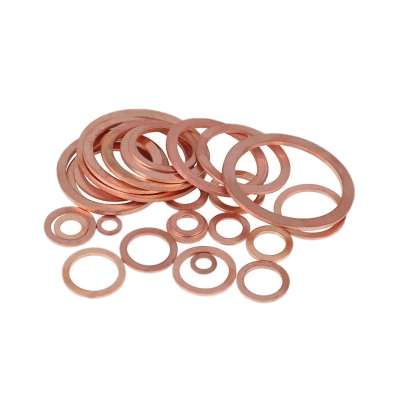 All types metric copper washer assortment